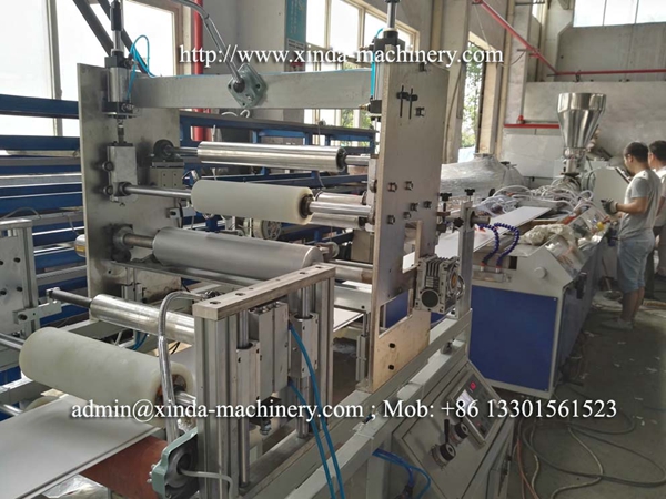 PVC ceiling panel making machine