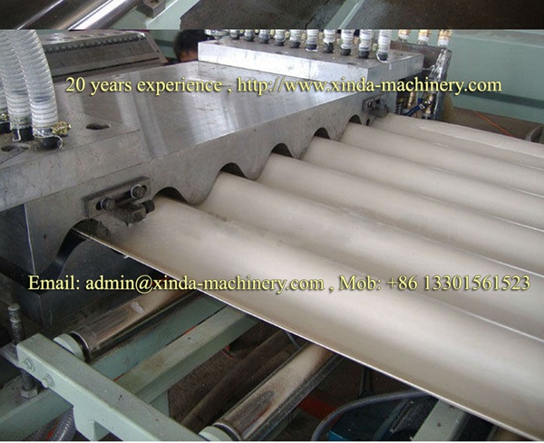 PC tile production line