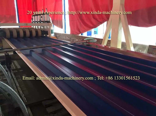 PVC tile making machine