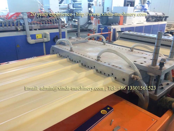 plastic roof tile making machine