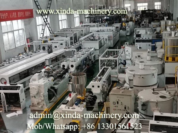 PVC pipe making machine