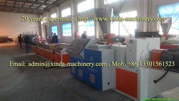 PVC marble profile extrusion line