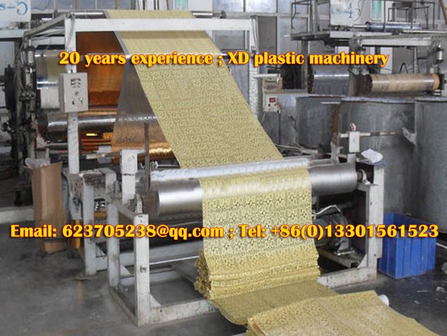 PVC hollow gilding coaster production line