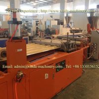 PE PP corrugated sheet production line