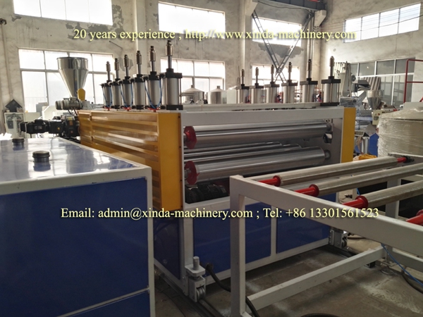 PVC quartz marbel board making machine