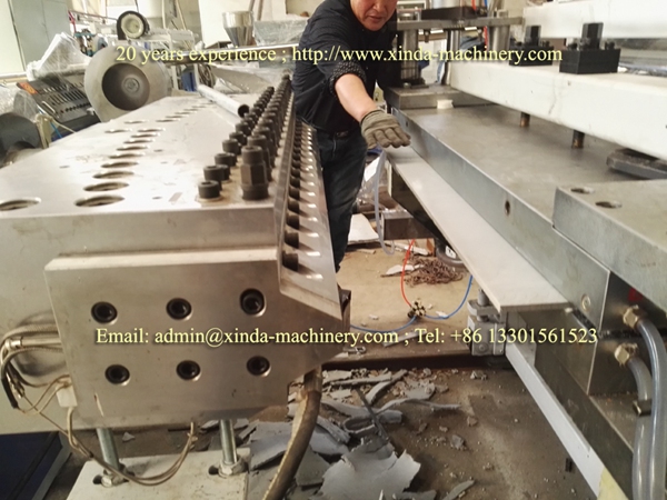 PVC quartz artificial marble sheet making machine