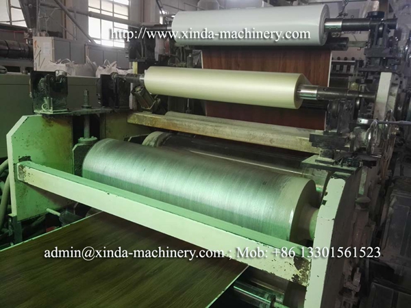 Vinyl LVT floor making machine